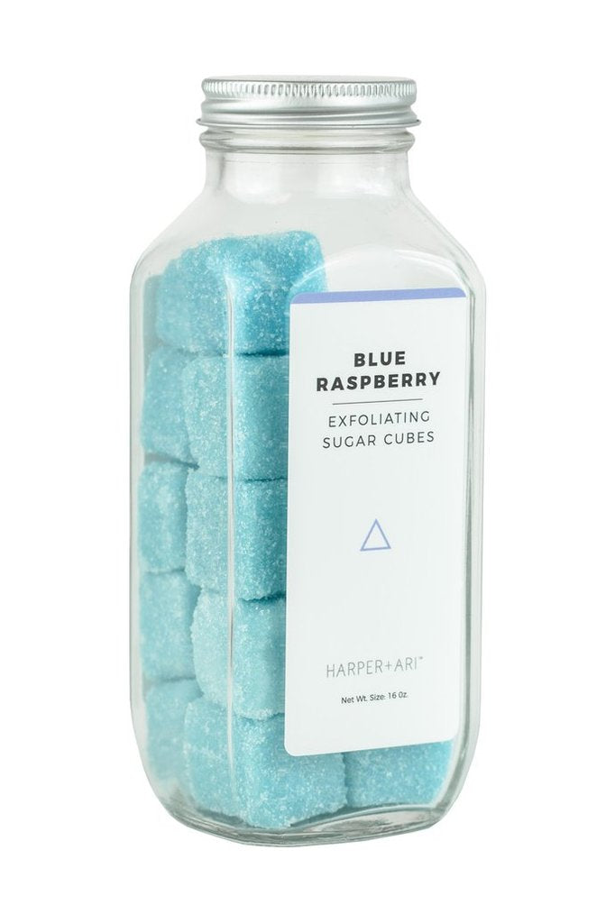 Blue Raspberry Exfoliating Sugar Cubes